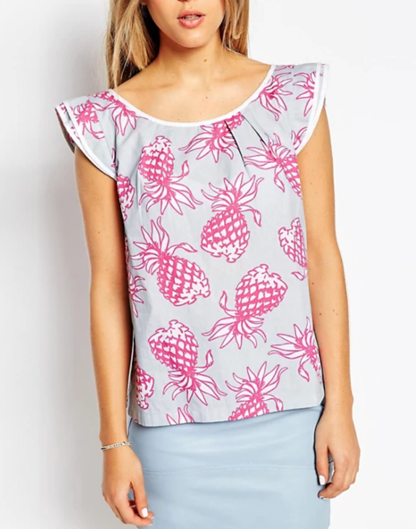 Pink Pineapple Top