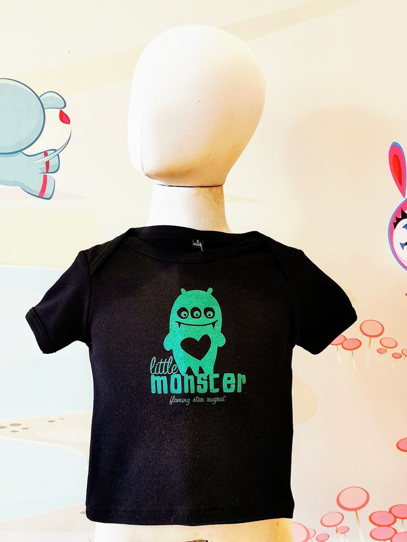 Green Little Monster BLK