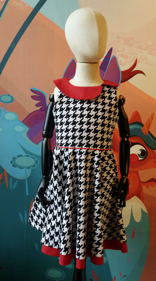 Black Herringbone Kids