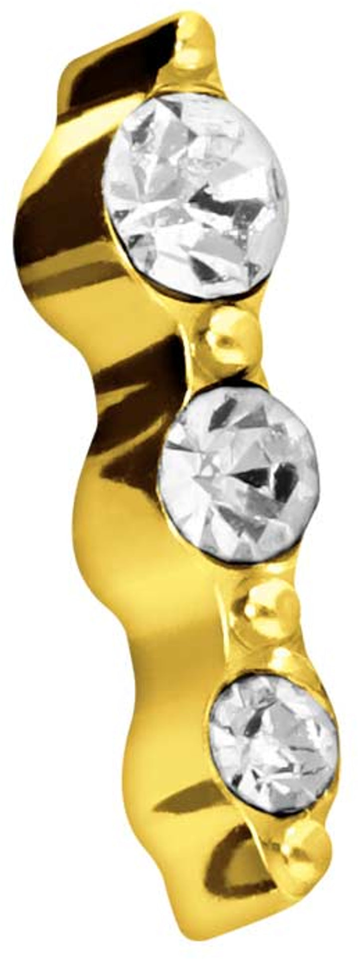 Titanium screw-in attachment with external thread 3 CRYSTAL