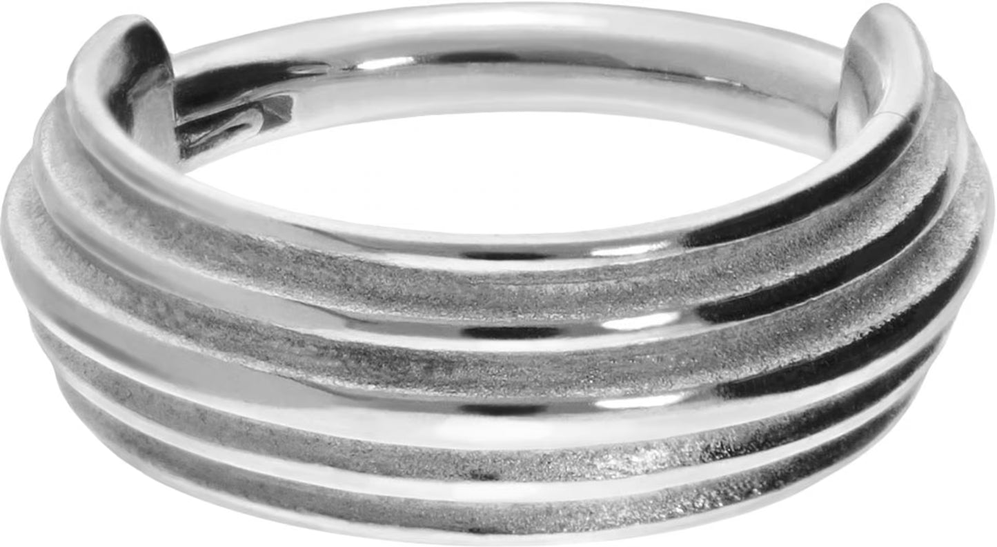 Surgical steel segment ring clicker 5 RINGS