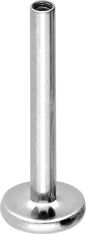 Titanium labret with internal thread without ball