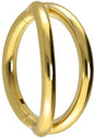 Titanium segment ring clicker 2 RINGS