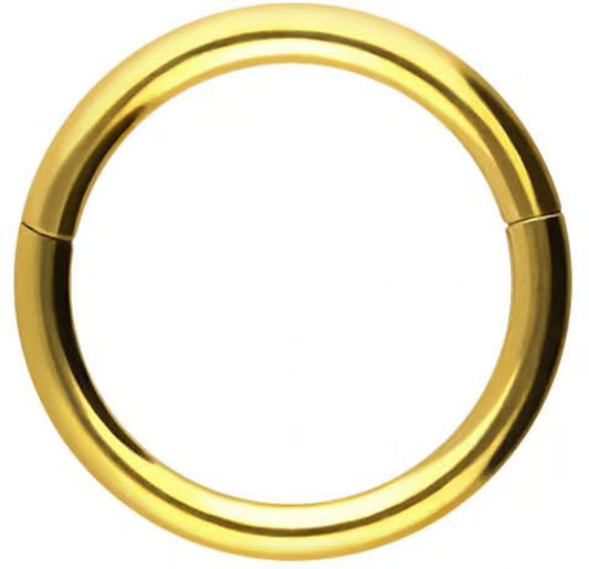 Titanium segment ring clicker