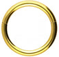 Titanium segment ring clicker