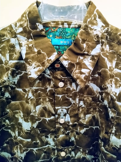 Cow Shirt Brown