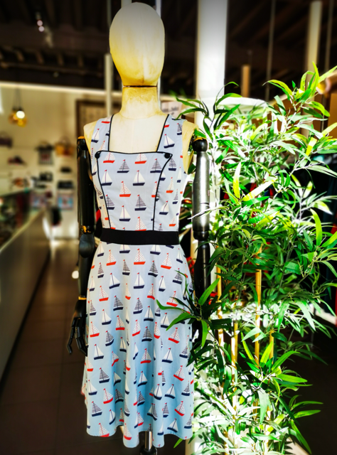 Boat Dress Light Blue