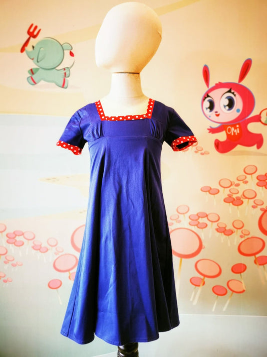 Purple Swing Dress Kids