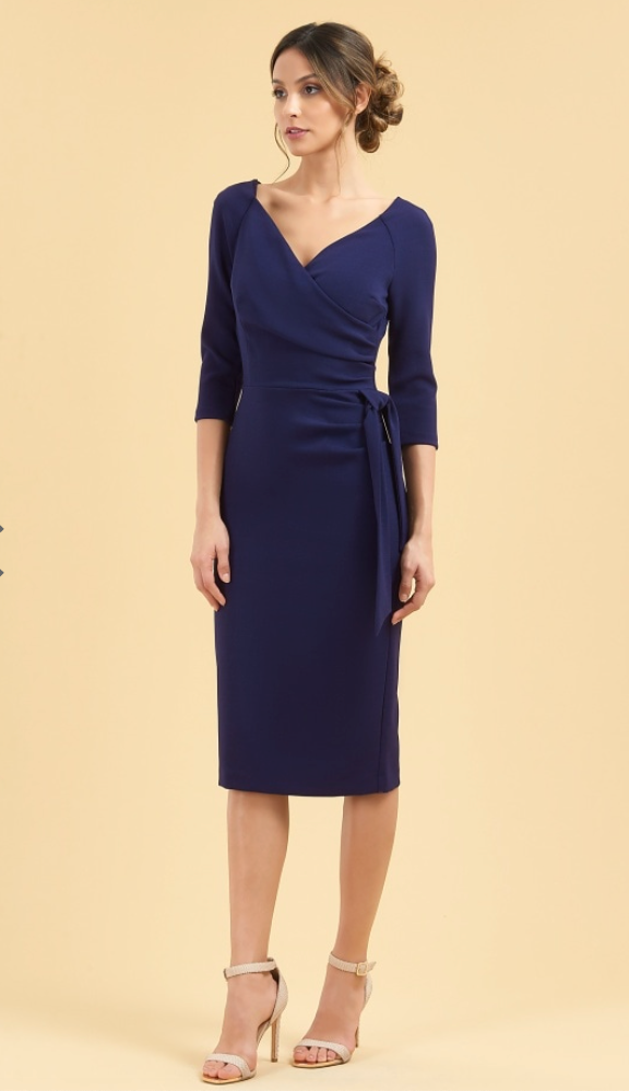 Hourglass Navy Sleeves
