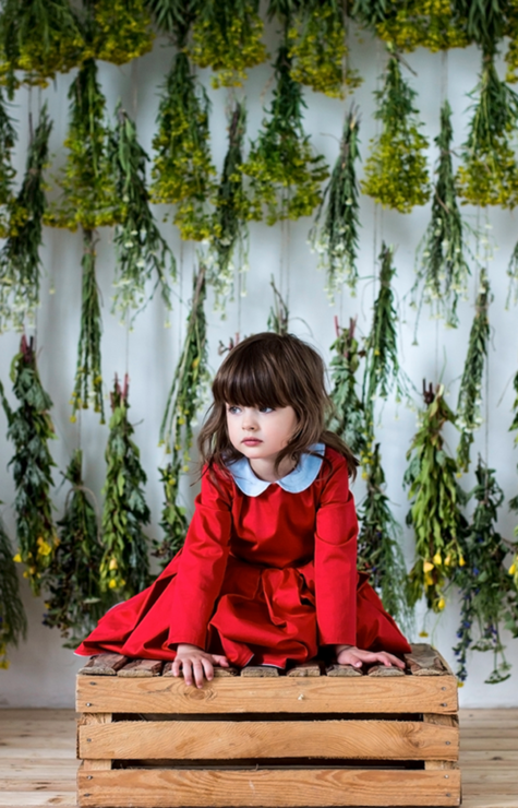 Strawberry dress girls